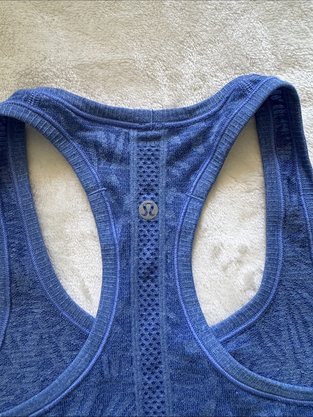 Lululemon Seamless Racerback Tank Top - Blue - Picture 5 of 7
